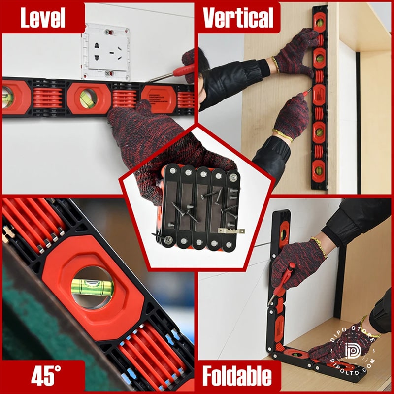 Multi-function Foldable Level