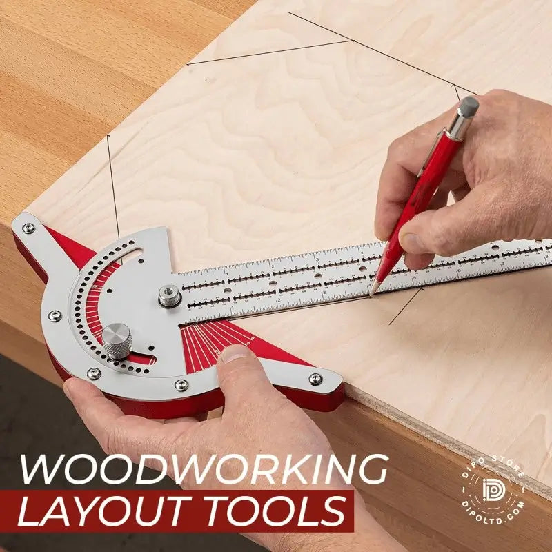  Adjustable wood ruler for precision woodworking