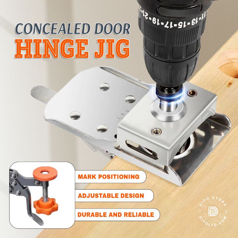 Concealed Door Hinge Jig - Tools - Dipo Store
